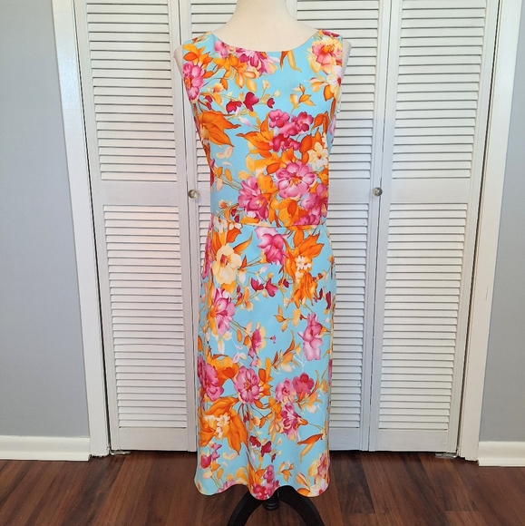 Danny & Nicole Dresses & Skirts - Danny & Nicole tropical floral dress sz 16 *M1